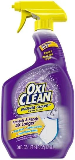 OxiClean Shower Guard Daily Shower Cleaner Spray, 30 fl oz (Pack of 2)