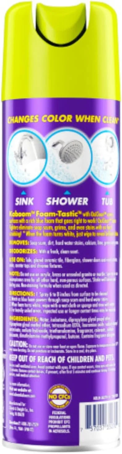 Kaboom Foam-Tastic with OxiClean Citrus Scent 19 Ounce (Pack of 1)