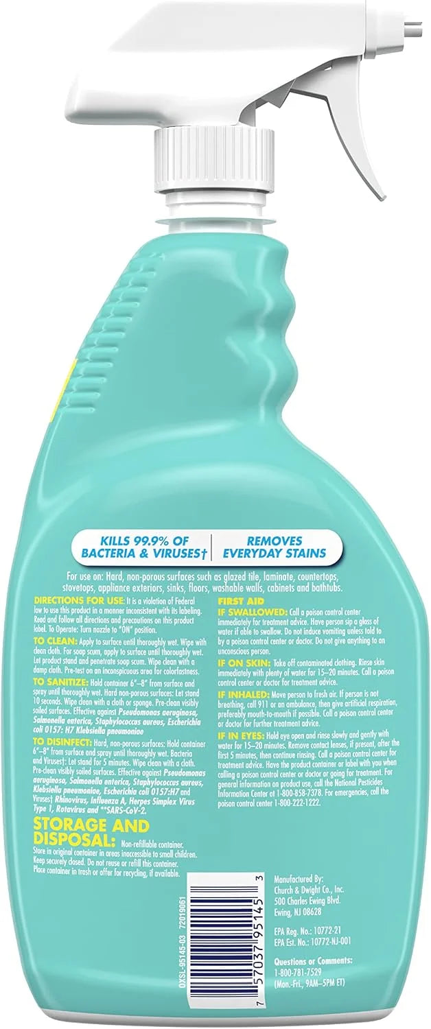 OxiClean Daily Clean Multi-Purpose Disinfectant, 30 oz (Pack of 2)