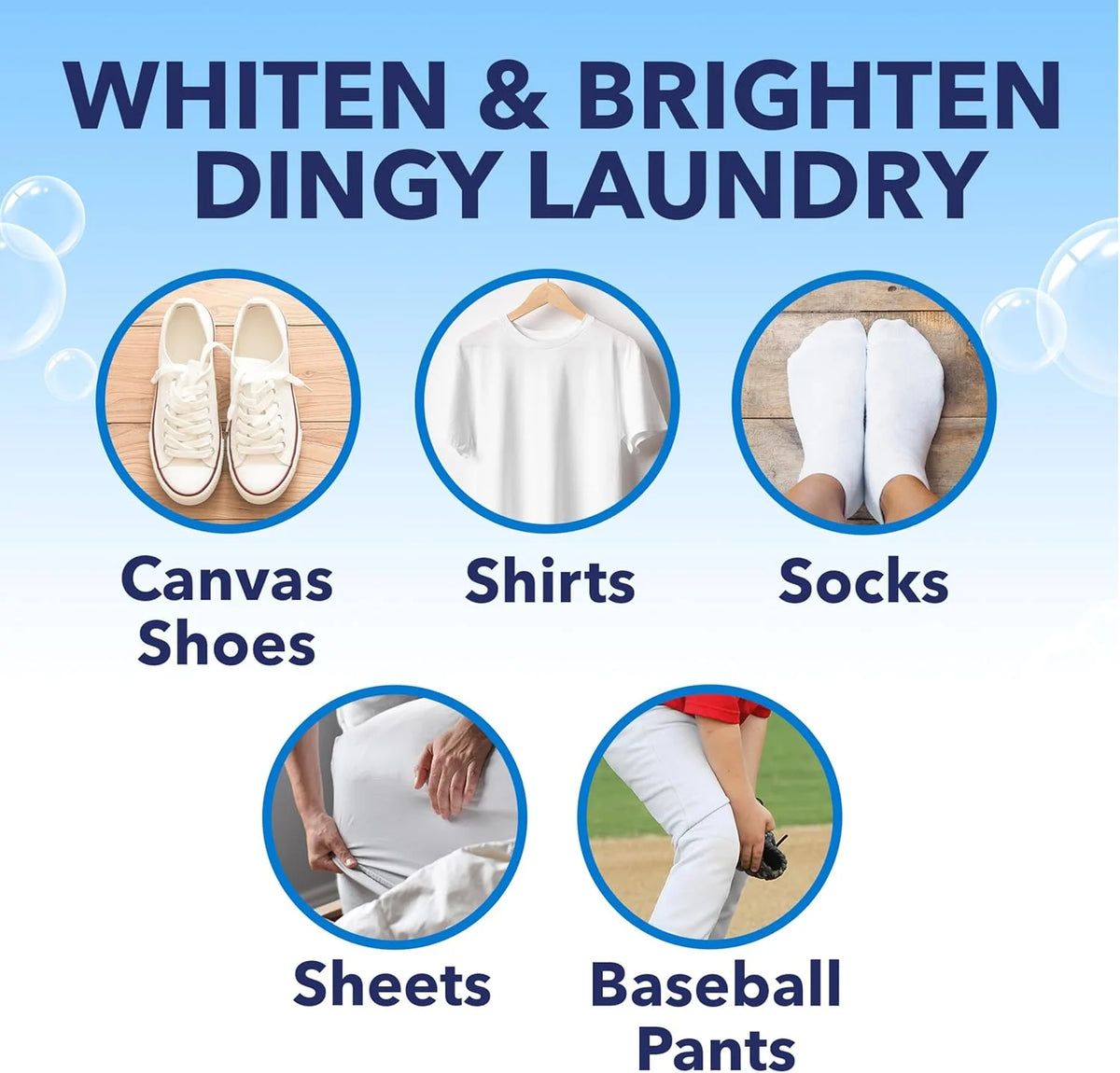 OxiClean White Revive Laundry Whitener & Stain Remover Power Paks, 24 Count