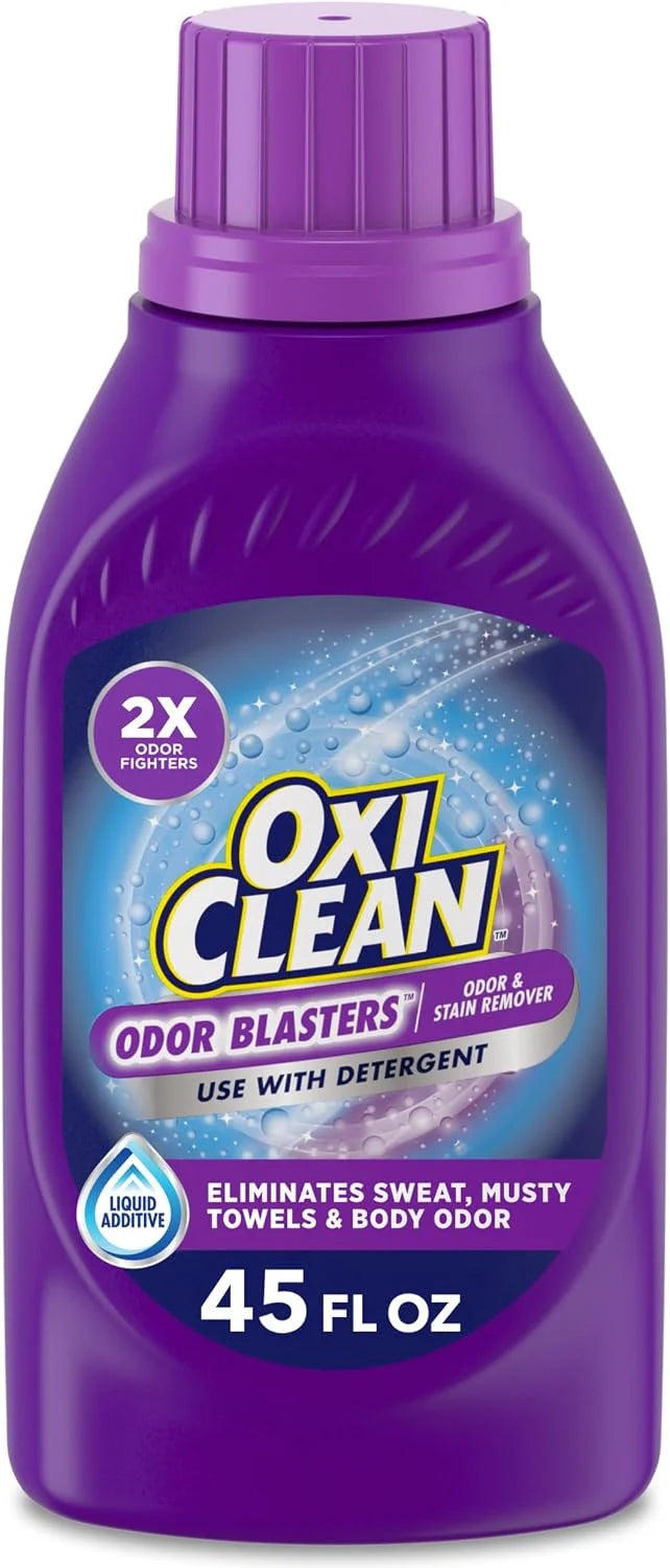 OxiClean Odor Blasters Odor Laundry Liquid Additive, 45 fl oz