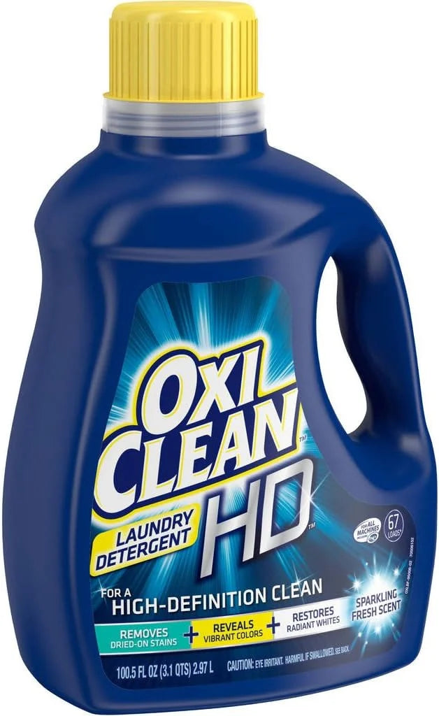OxiClean HD Laundry Detergent, Sparkling Fresh, 100.5 Ounce