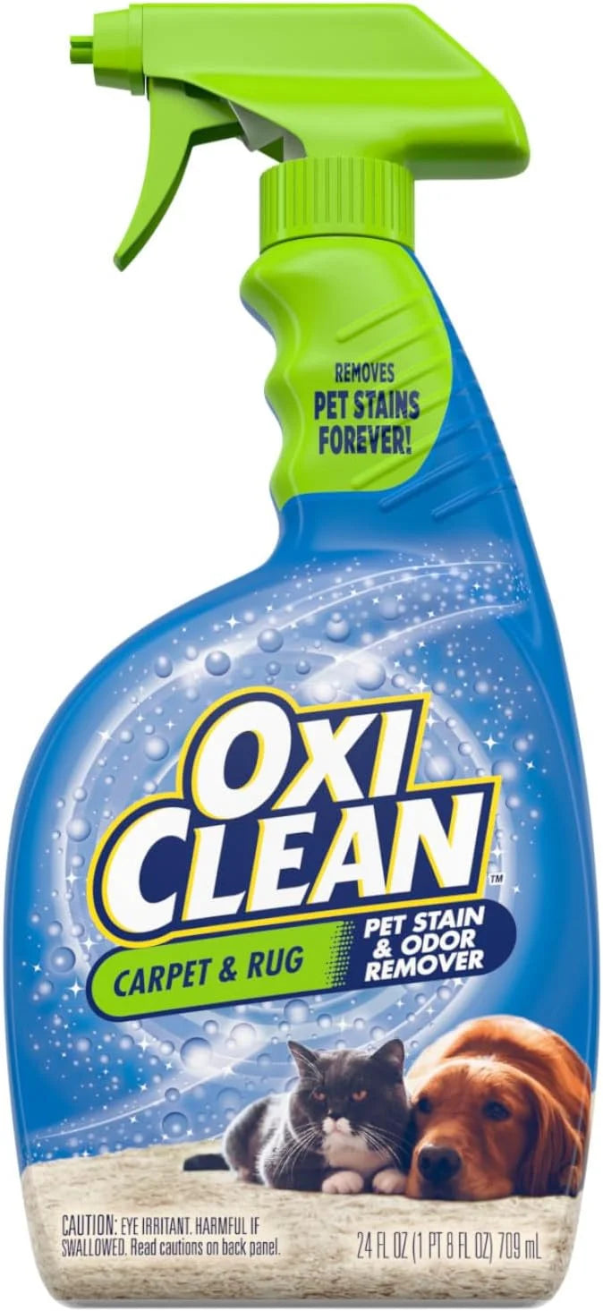 OxiClean Carpet & Rug Pet Stain & Odor Remover Spray, 24 fl oz (Pack of 2)