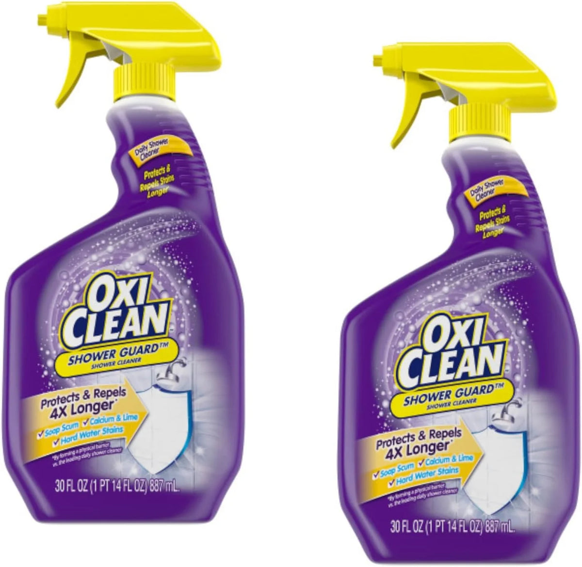 OxiClean Shower Guard Daily Shower Cleaner Spray, 30 fl oz (Pack of 2)