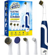 OxiClean Handheld Electric Scrubber - Replaceable Brush Heads, Waterproof