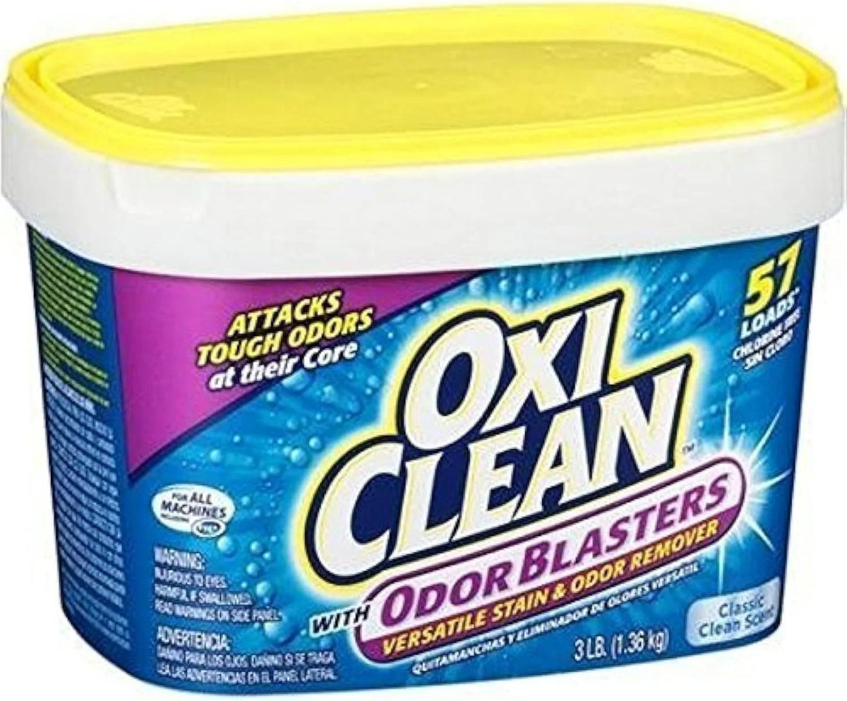 OxiClean with Odor Blasters Classic Clean Scent Versatile Stain and Odor Remover, 3 lb.