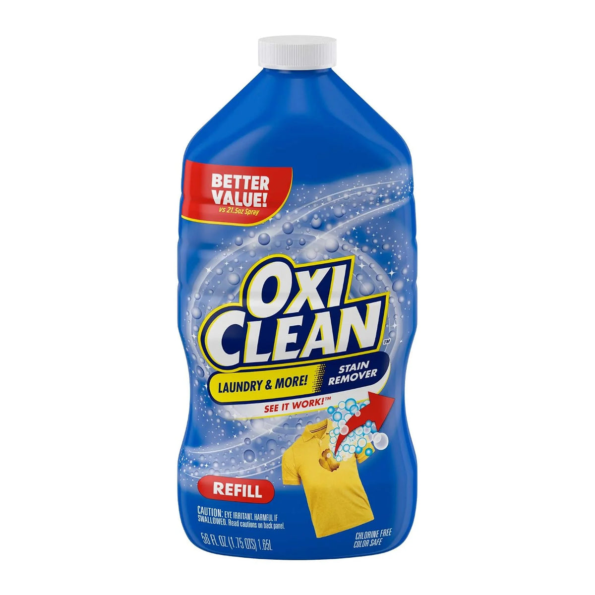 OxiClean Laundry Stain Remover Refill, 56 fl oz