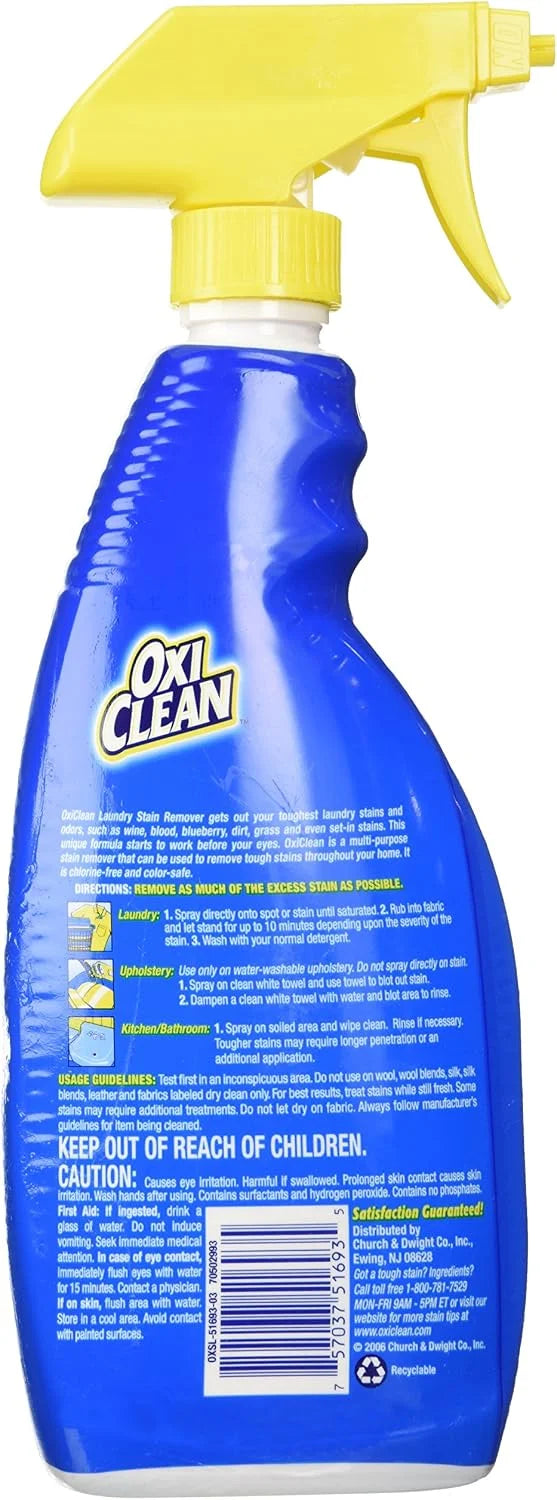 OxiClean Liquid Stain Remover, 21.5 oz (Pack of 2)