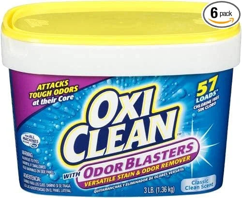 OxiClean with Odor Blasters Versatile Stain and Odor Remover (Pack of 6)