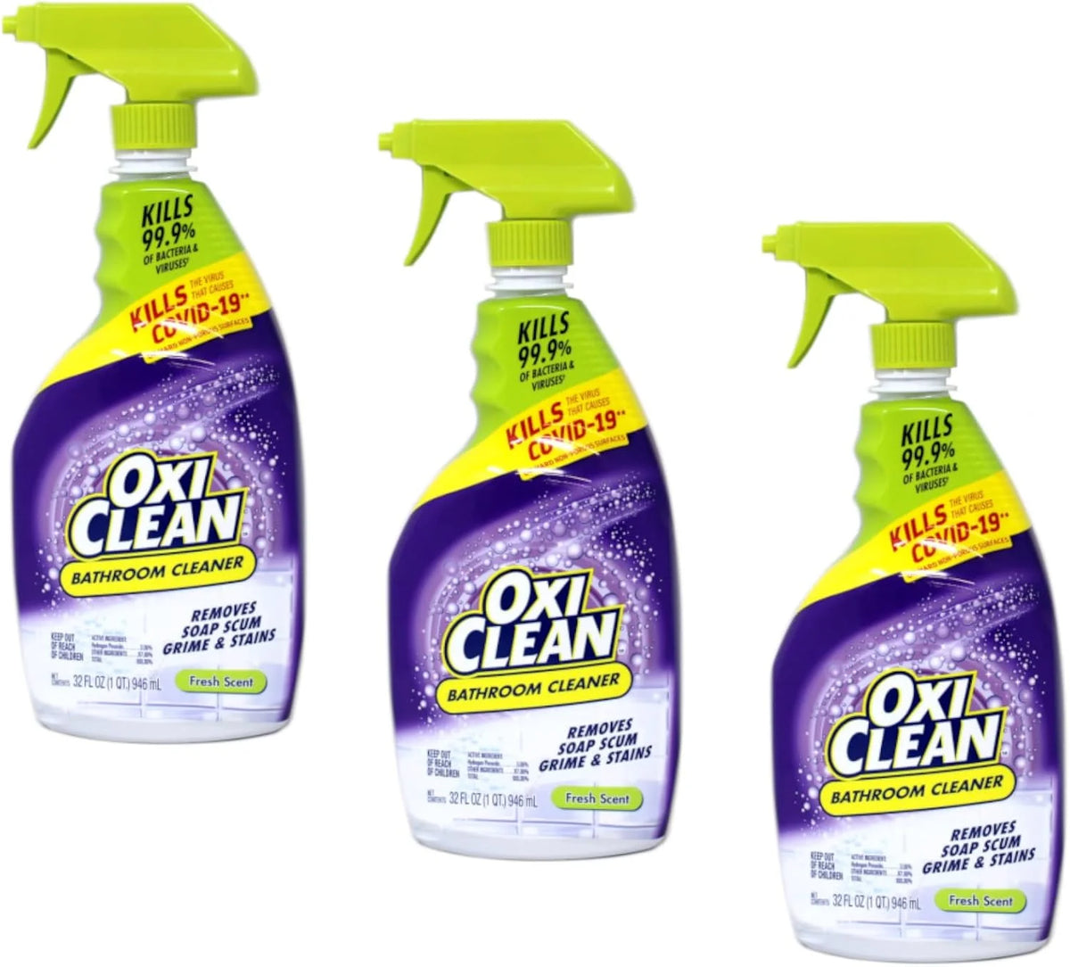 OxiClean Shower Guard Daily Shower Cleaner, 30 oz., (Pack of 3)